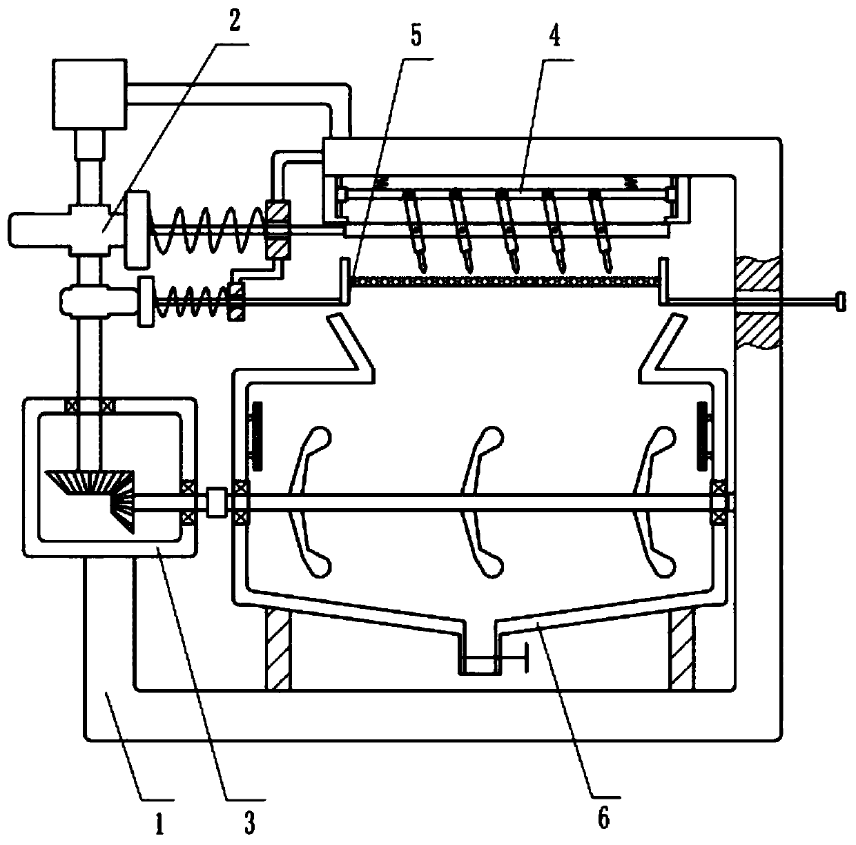 A kind of worm flour processing device