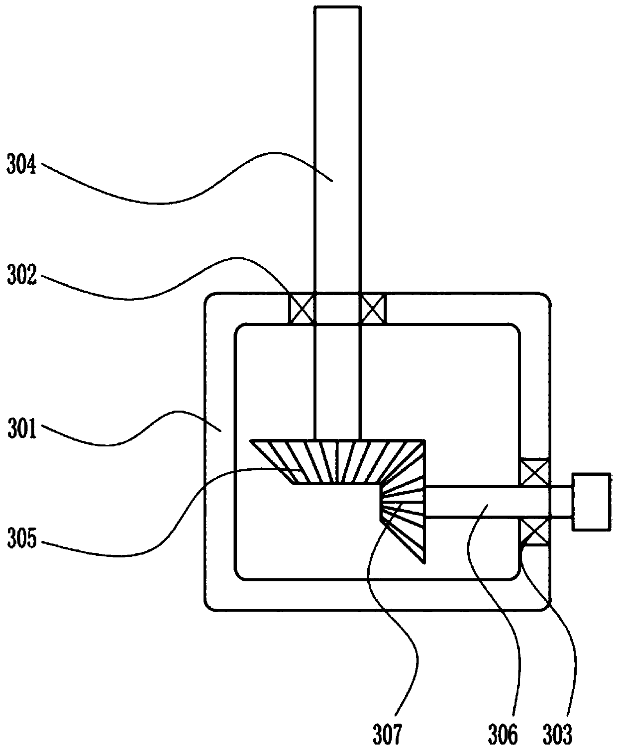 A kind of worm flour processing device