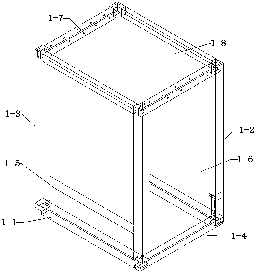 Automatic ore drawing experimental device capable of adjusting end wall inclination of working face