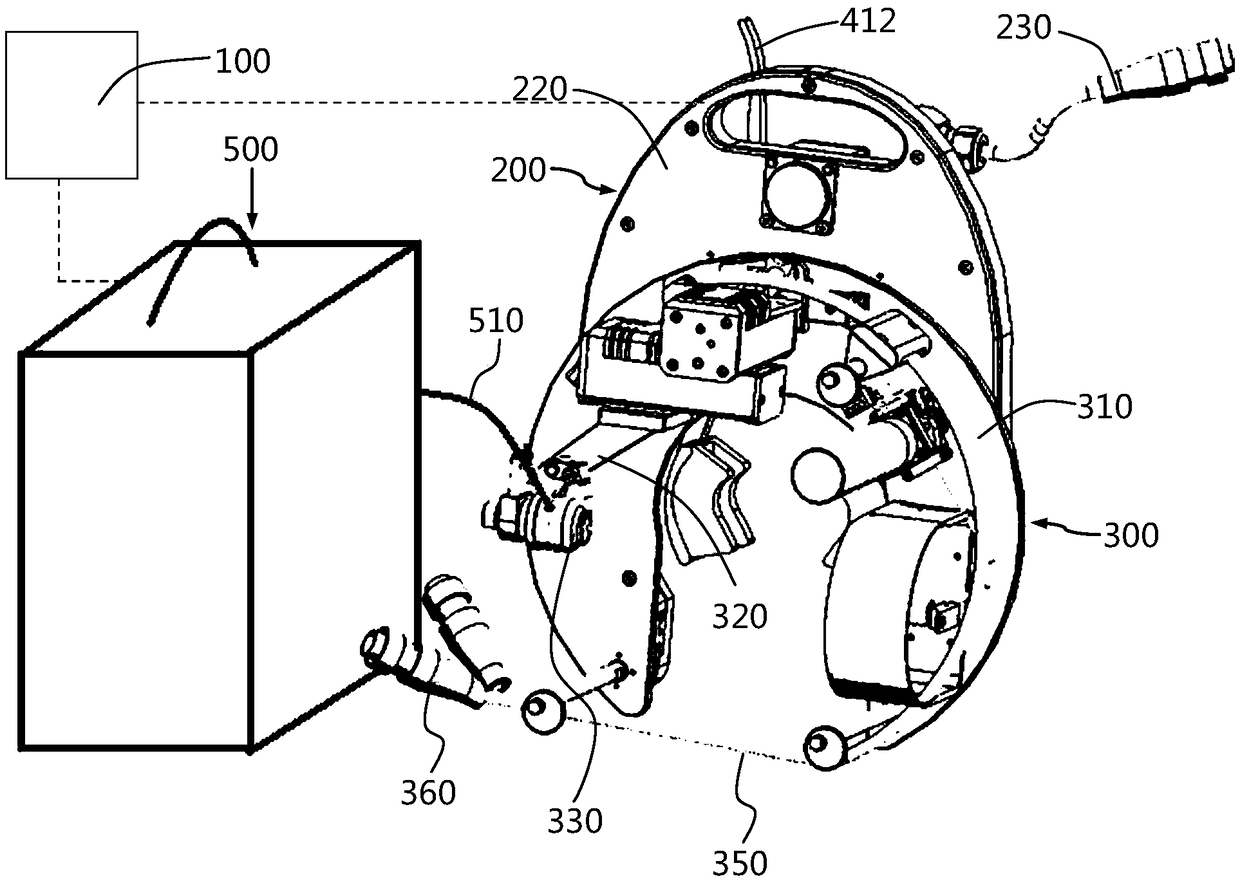 Full position pipe-pipe intersecting line automatic welding system and welding method