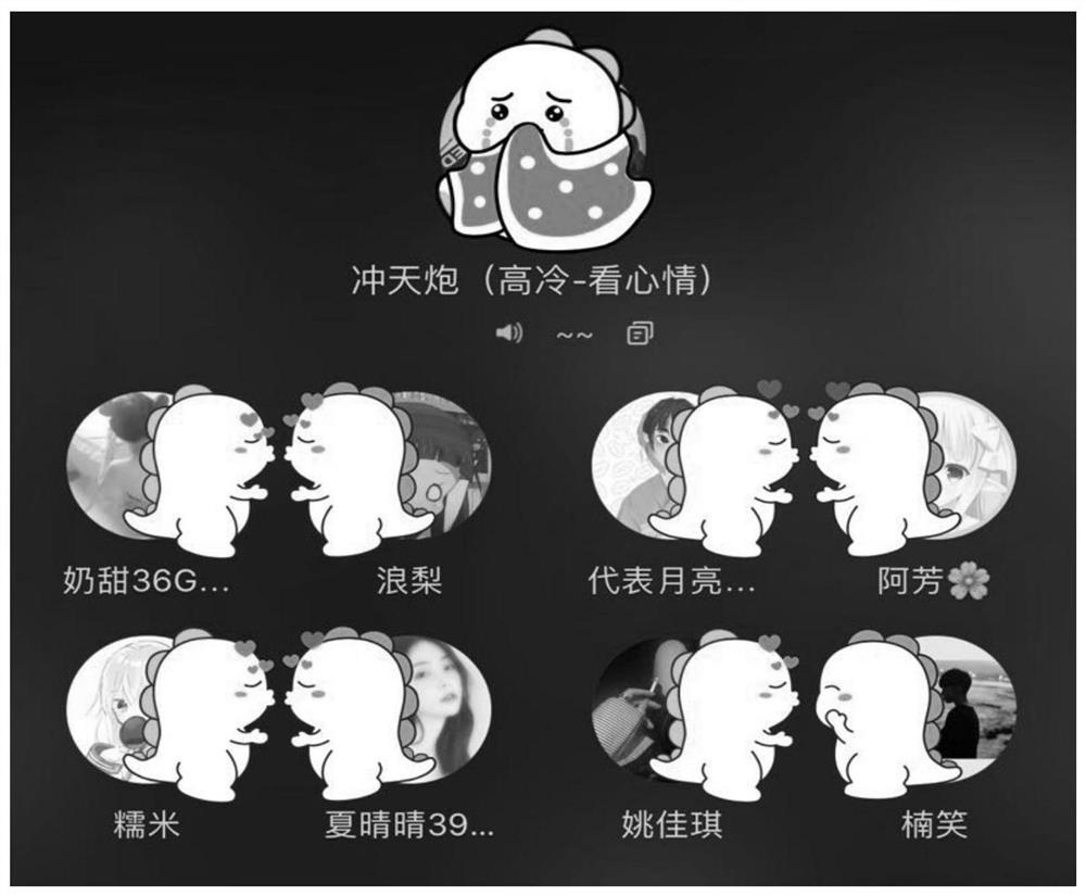 Emoticon interactive display method, computer-readable storage medium and terminal