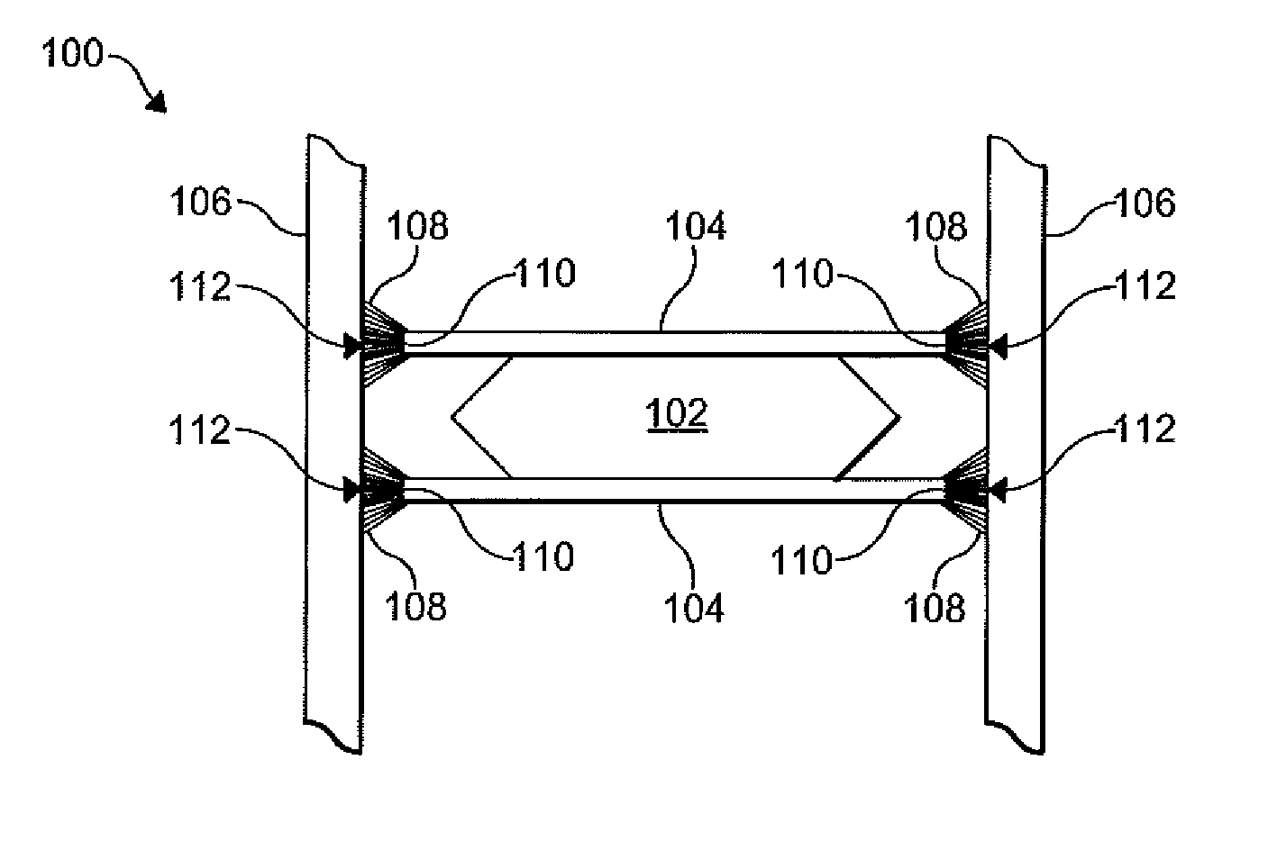 Carbon fiber thermal interface for cooling module assembly