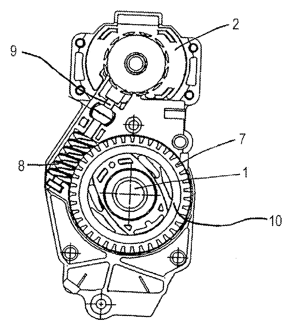 Reversible seat belt tensioner