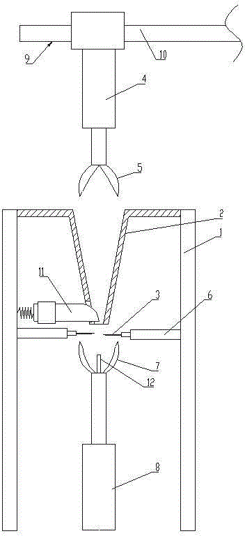 Automatic boning machine for chicken feet