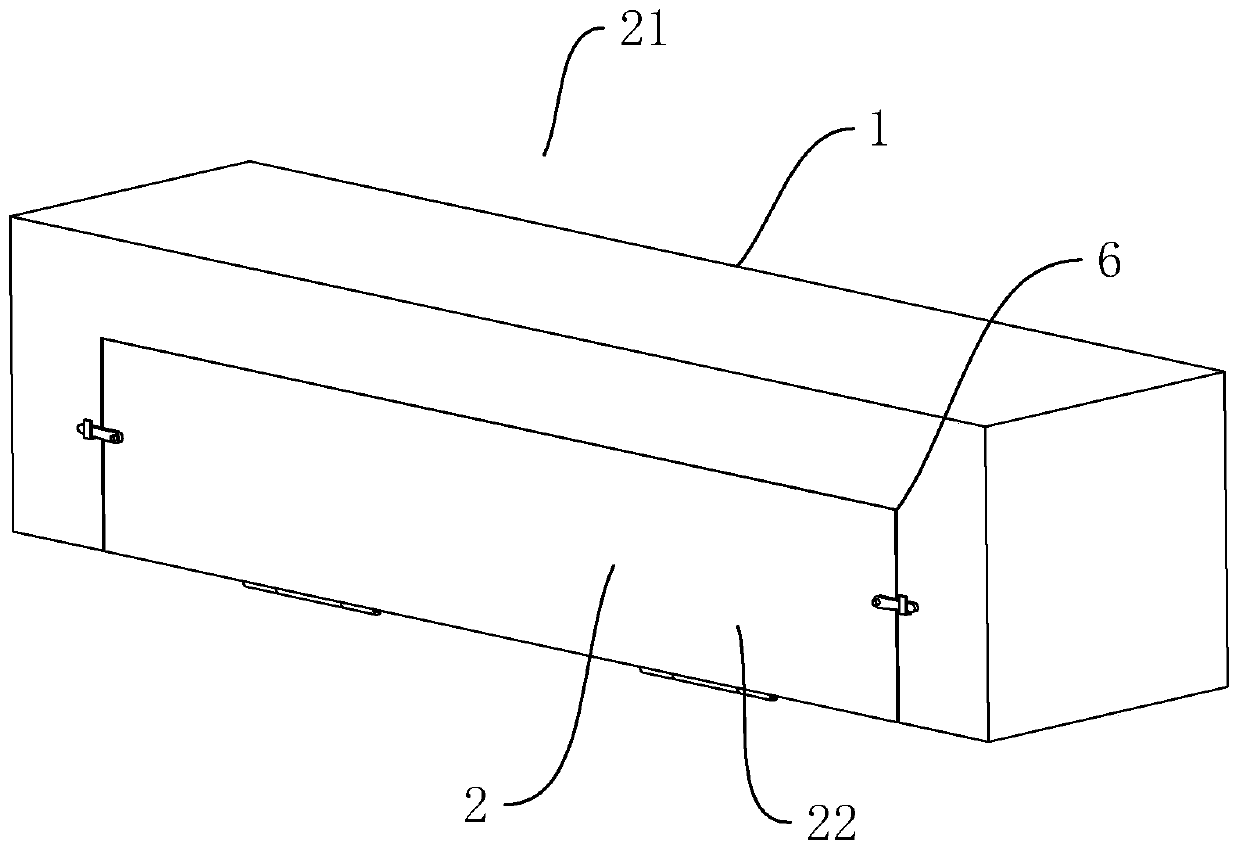 Cable winding and unwinding container and transport vehicle with same