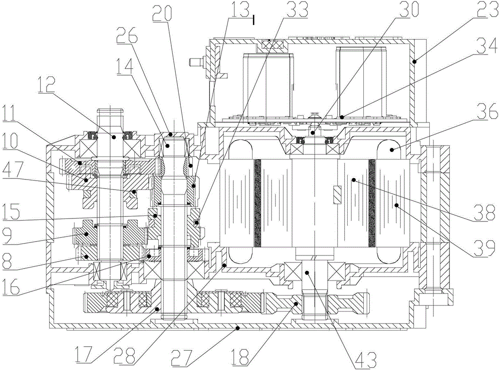 Electric vehicle variable speed driving system and automatic variable speed control method