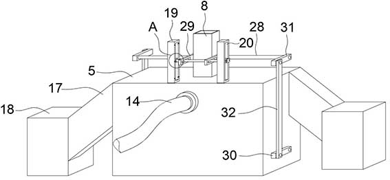 Movable industrial dust collector capable of removing dust through circulating backflow