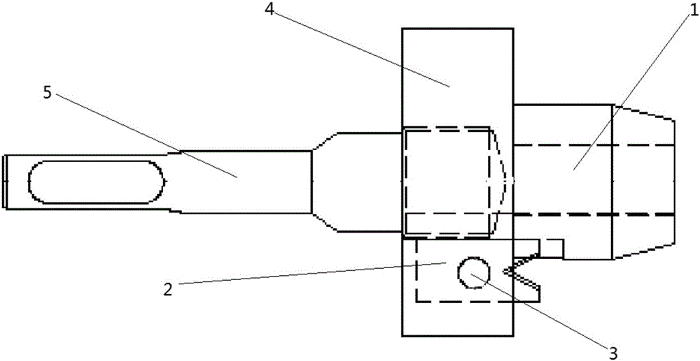 Circle finishing chamfering device used for tube stock