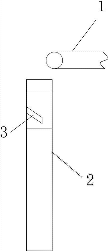 Orienting device of stepped cylinder work-piece