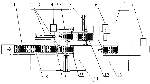 Micro-filling film sealing machine provided with hydrophobic groove