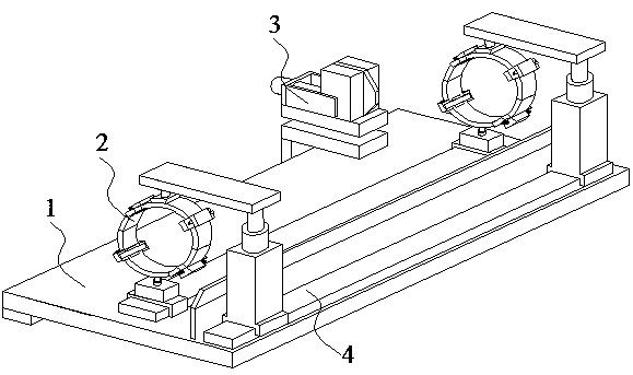 Round wood cutting device