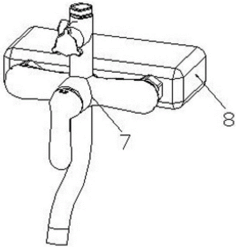 Central hot water one-way valve and central hot water circulating system thereof