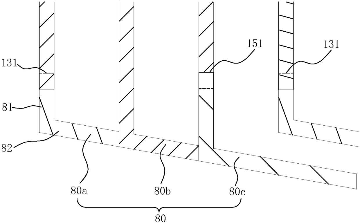 Embedded touch control array substrate, display panel and liquid crystal display device