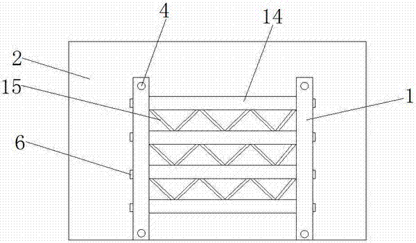 A high-strength earthquake-resistant building wall connection structure