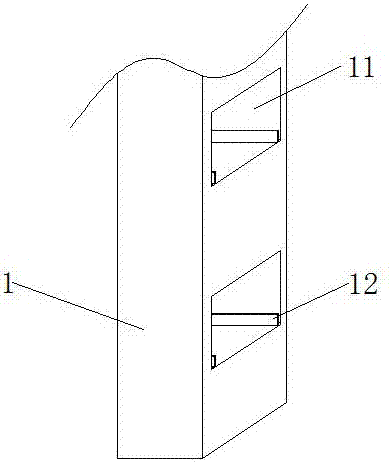 A high-strength earthquake-resistant building wall connection structure