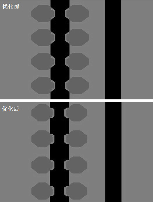 A kind of pcb solder mask window opening automatic processing method