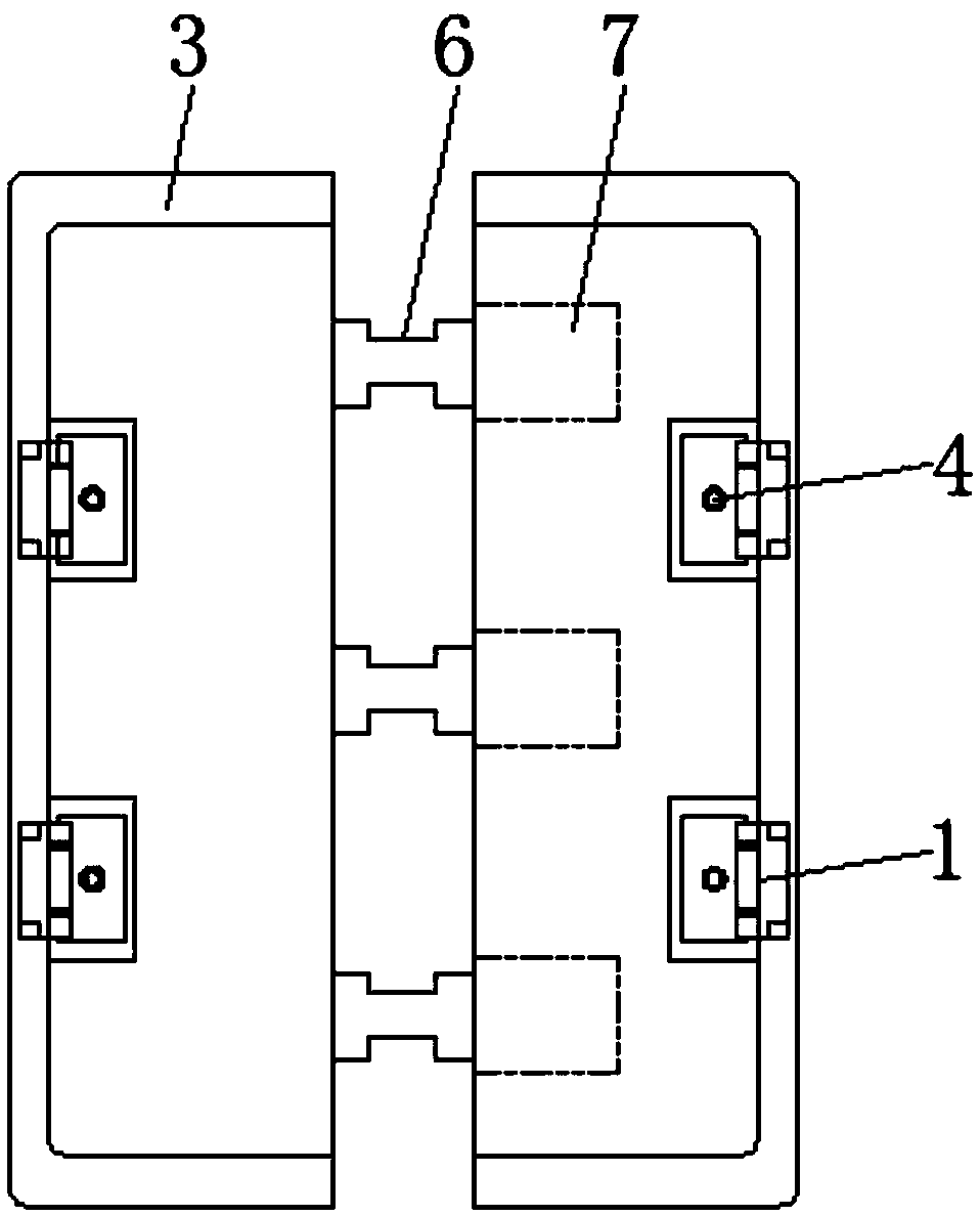 Fixing lifting device for parking robot