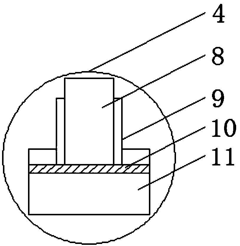 Fixing lifting device for parking robot