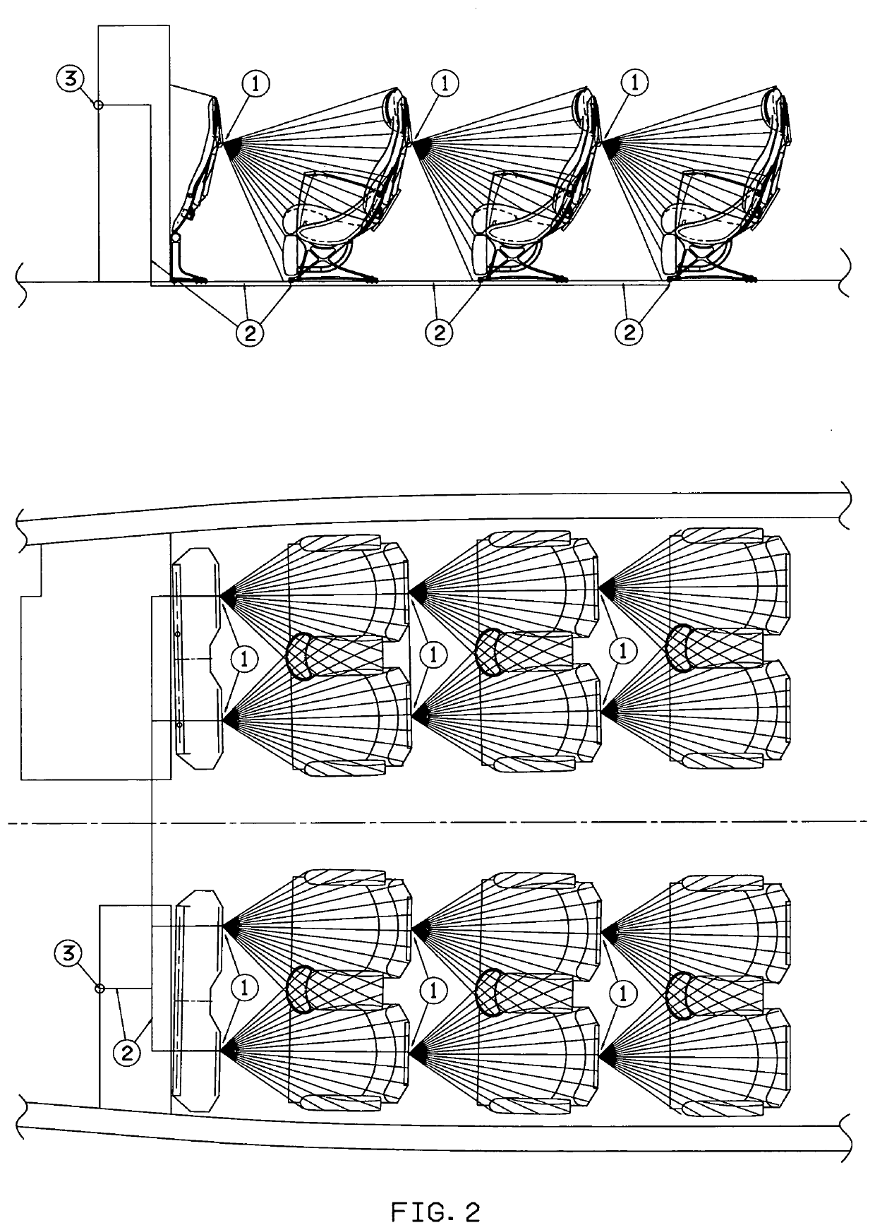 Embedded ultraviolet disinfection of aircraft interiors