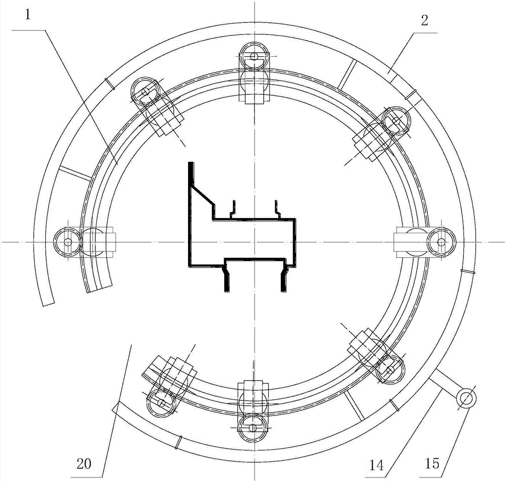 A spraying tool for elongated automotive interior parts