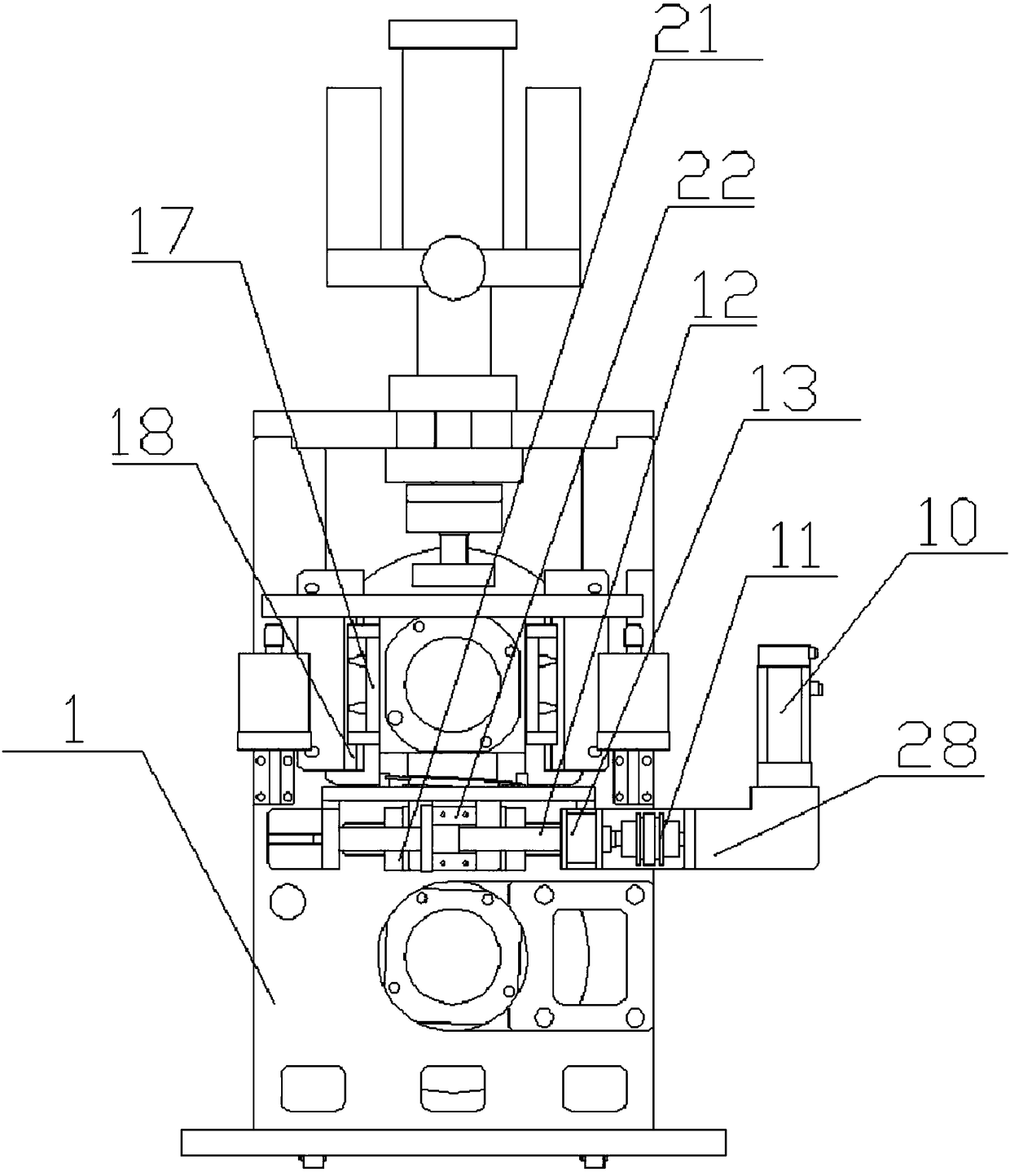 Battery pole sheet coating device