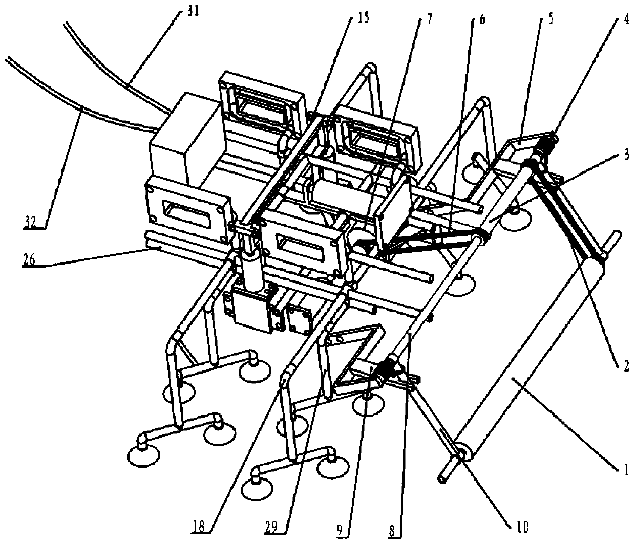 Surface cleaner for high-rise buildings