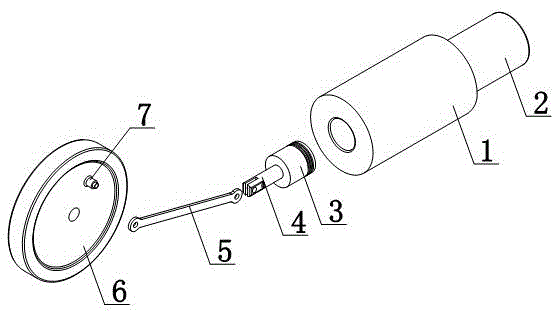 Electric heating wheel creasing mechanism