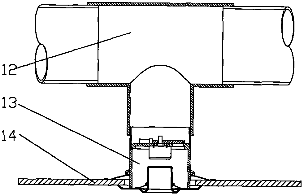 Controllable air door with spotlight