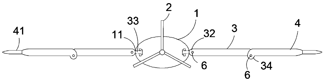 Wing folding mechanism of unmanned aerial vehicle