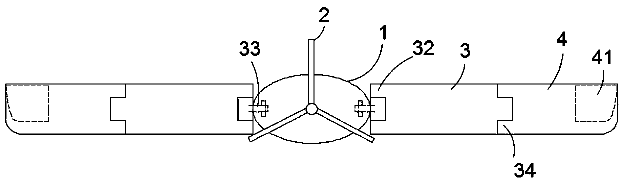 Wing folding mechanism of unmanned aerial vehicle