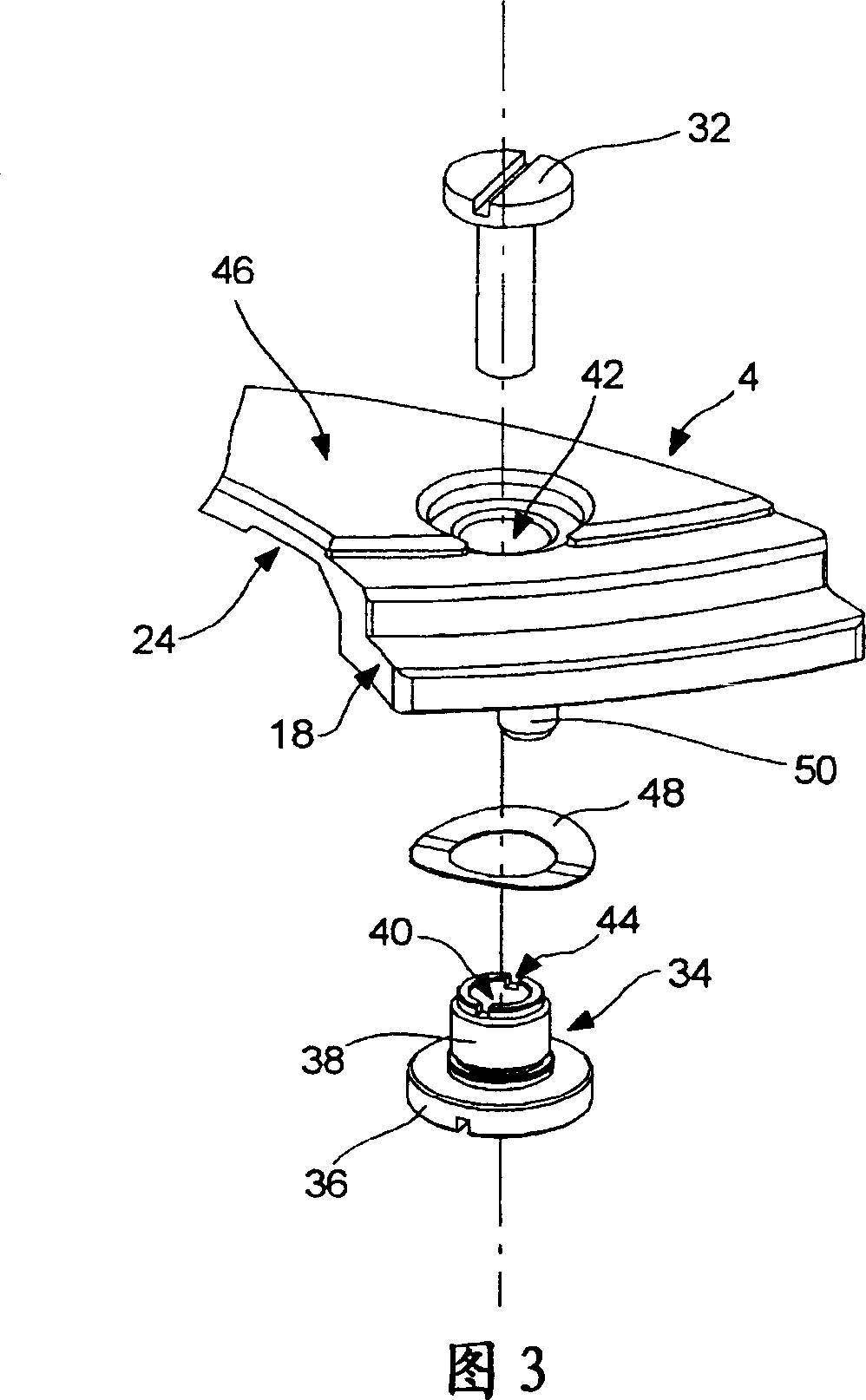 Mechanical timepiece fitted with a device for adjusting the shake of a rotating part or wheel set