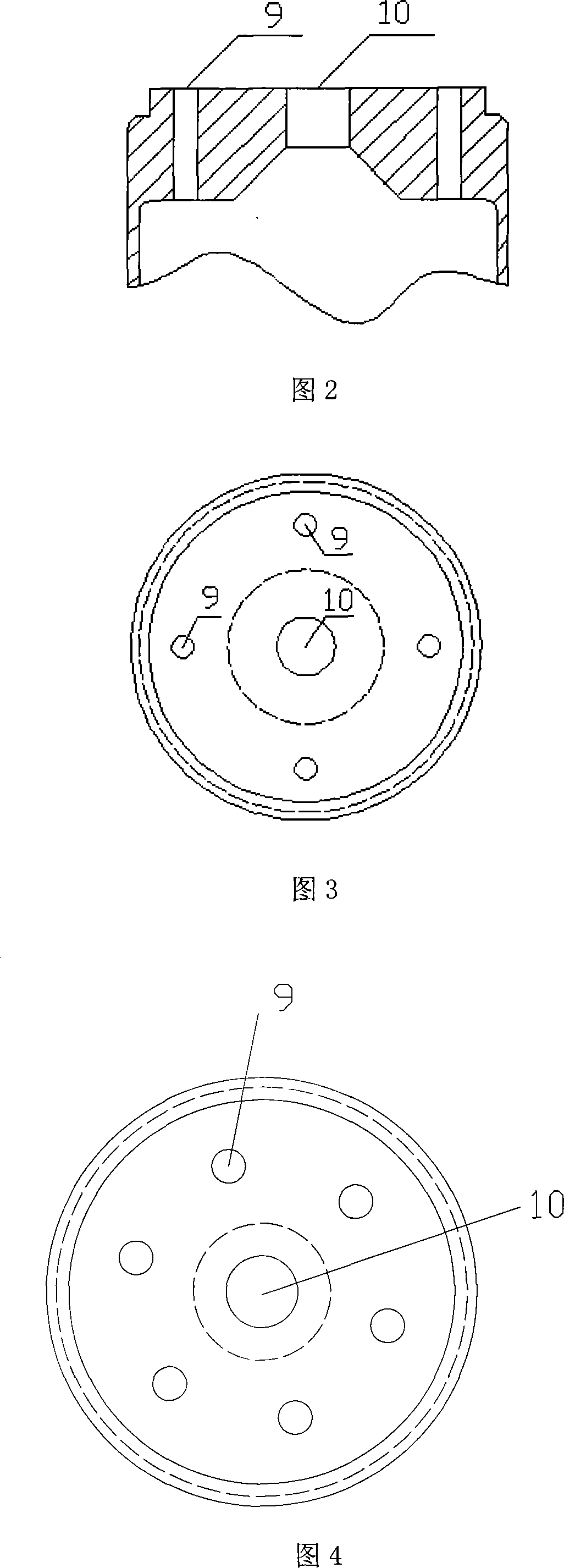 Method for preparing synthetic gas by gasifying biological oil and device thereof