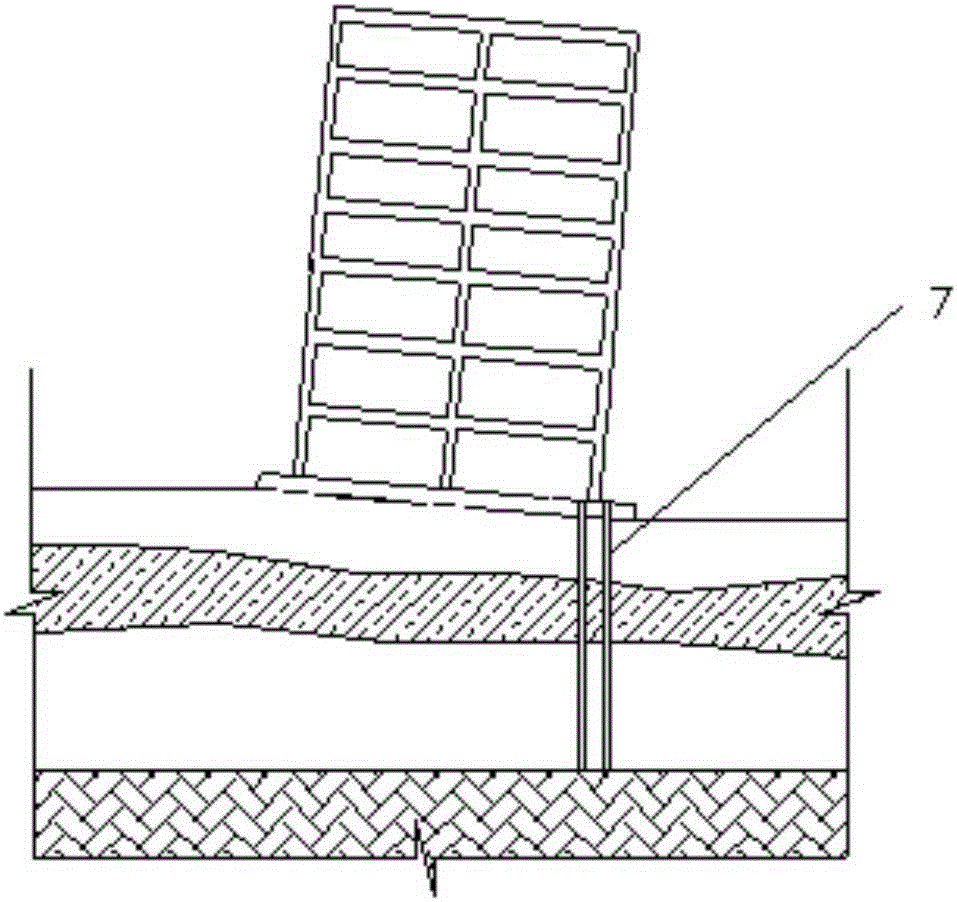 Method for correcting deviation of building in miniature pile hole earth taking manner