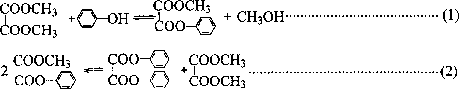 Preparation for composite titanium oxide catalyst of ester interchange synthetic phenyl ester oxalate