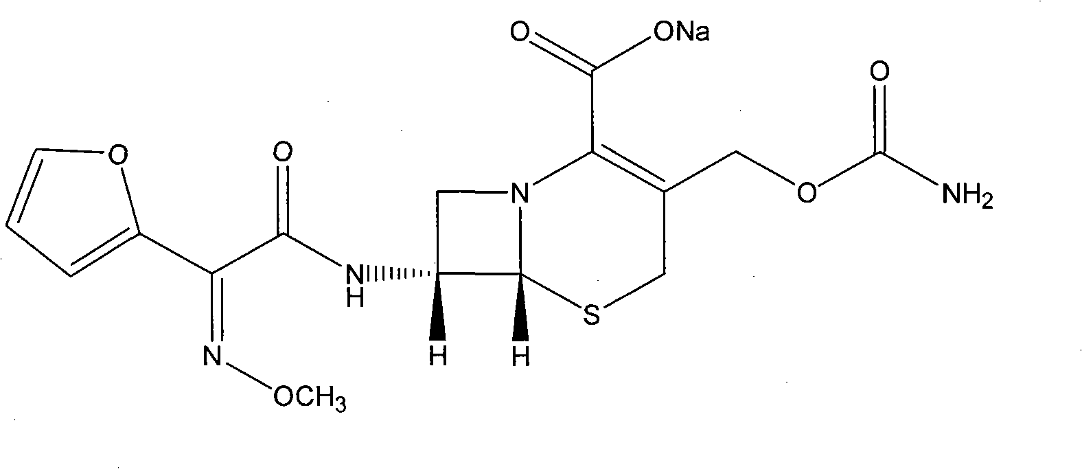 Method for recrystallizing cefuroxime sodium