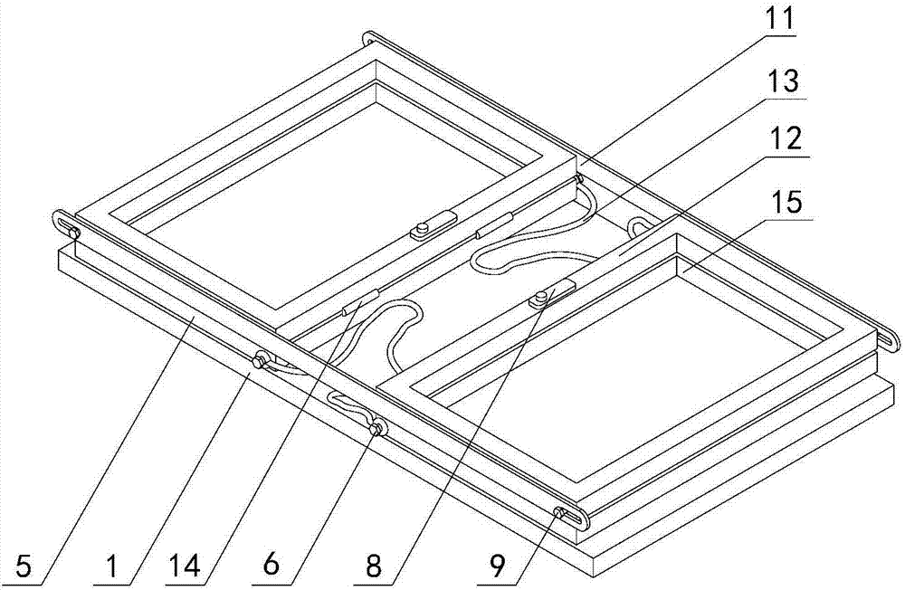 Novel foldable lifting basket