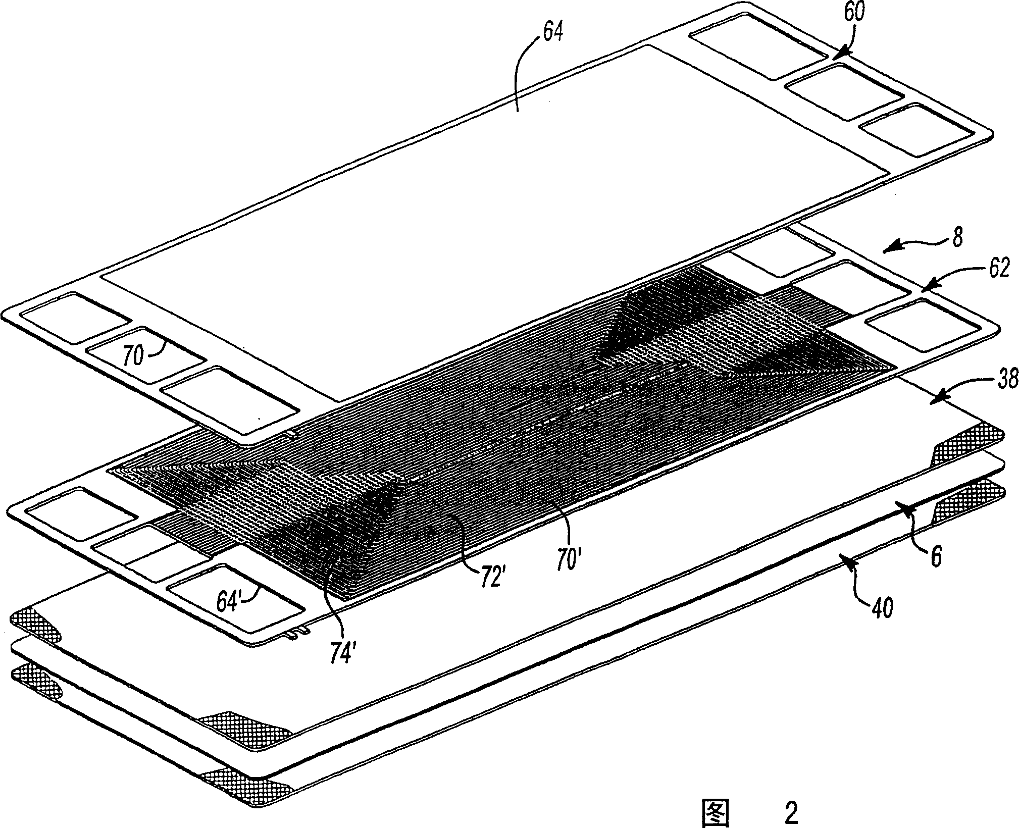 Coolant flow field design for fuel cell stacks