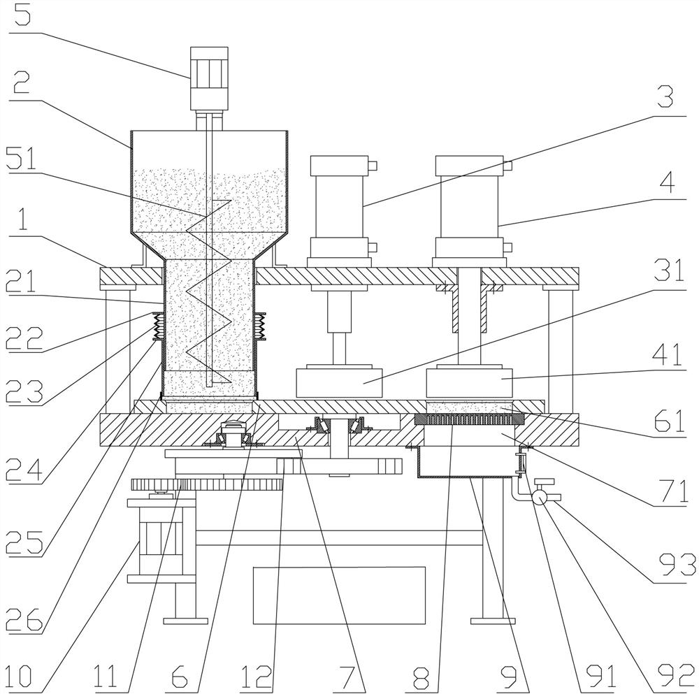 Walnut oil squeezing device and method