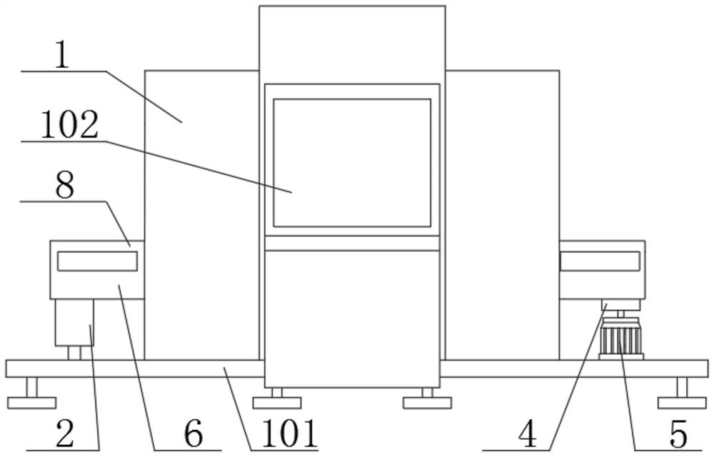 Cross-border article image inspection system based on X-ray machine