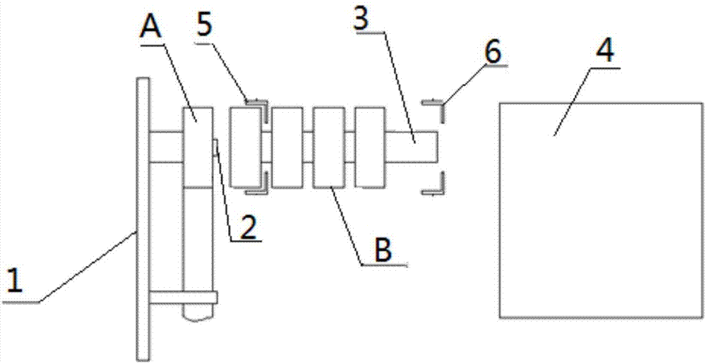 Automatic roll replacing device