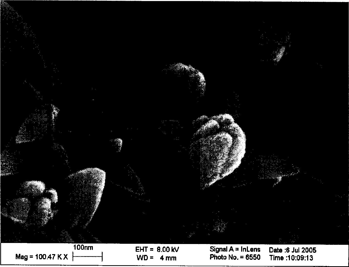 Method for preparing three-dimensional nanometer structure titanium dioxide