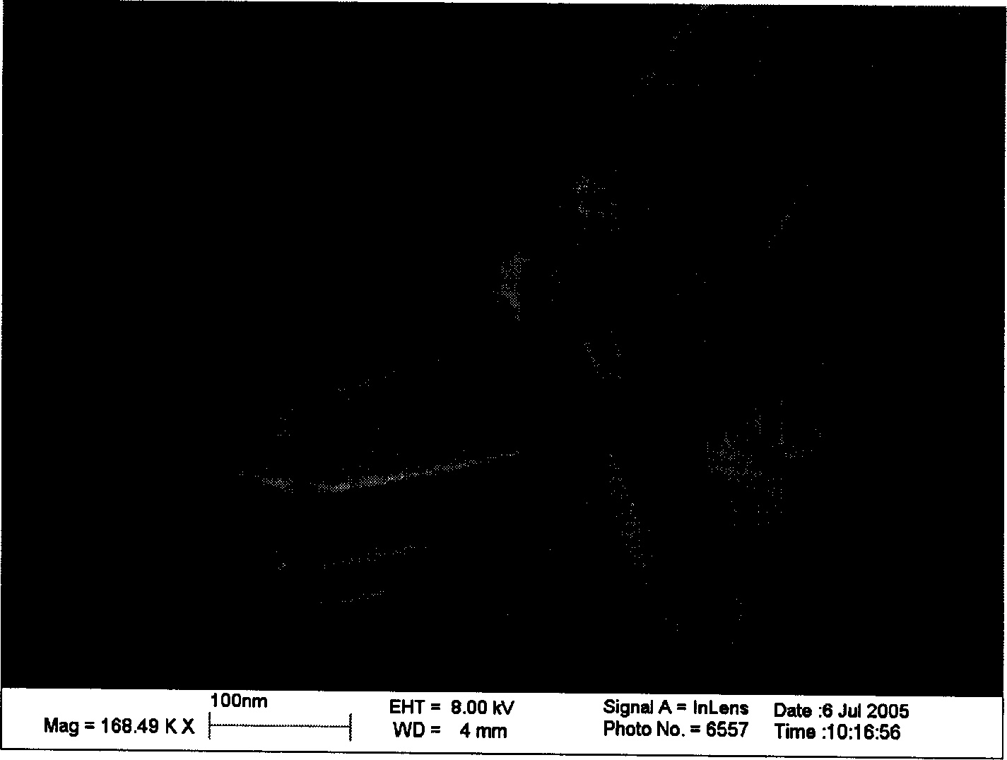 Method for preparing three-dimensional nanometer structure titanium dioxide