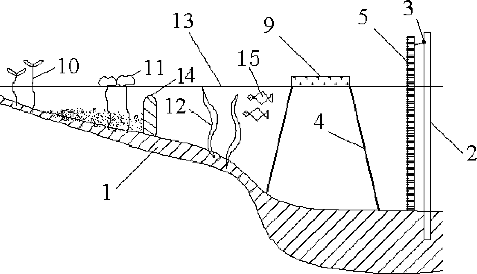 Three-dimensional ecological restoration method for supereutrophic lake water body