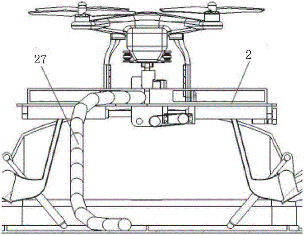 Accommodating box for unmanned plane