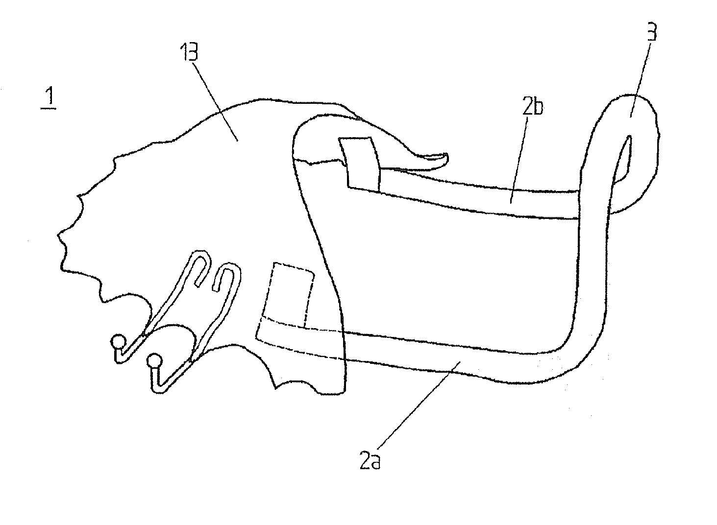 Device for treating snoring sounds, interruptions in breathing and obstructive sleep apnea