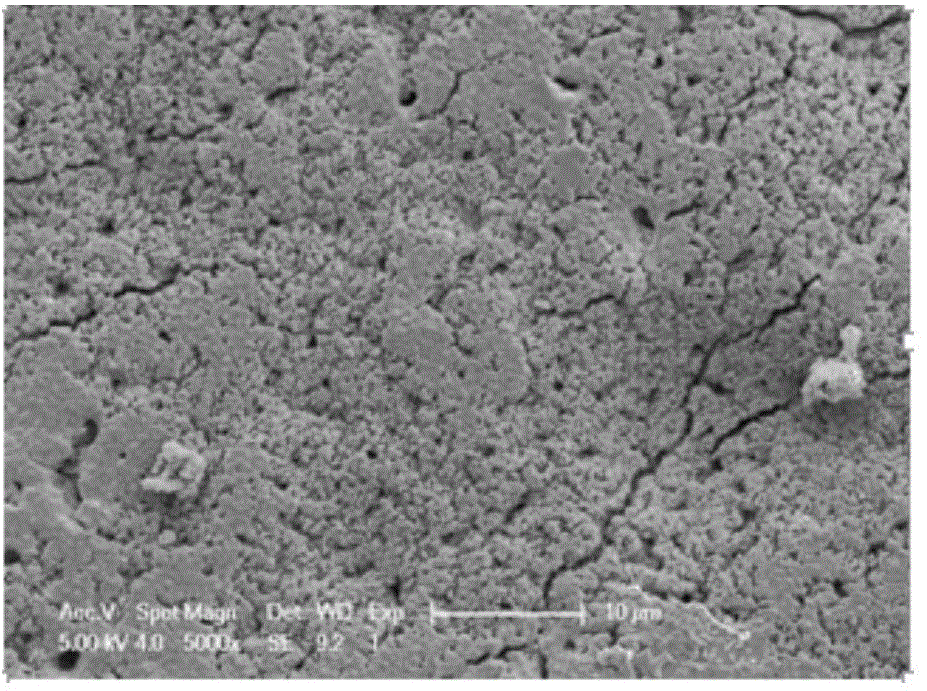 Preparation method of Mg2Si/SiOx/C composite cathode material membrane electrode of lithium ion secondary battery