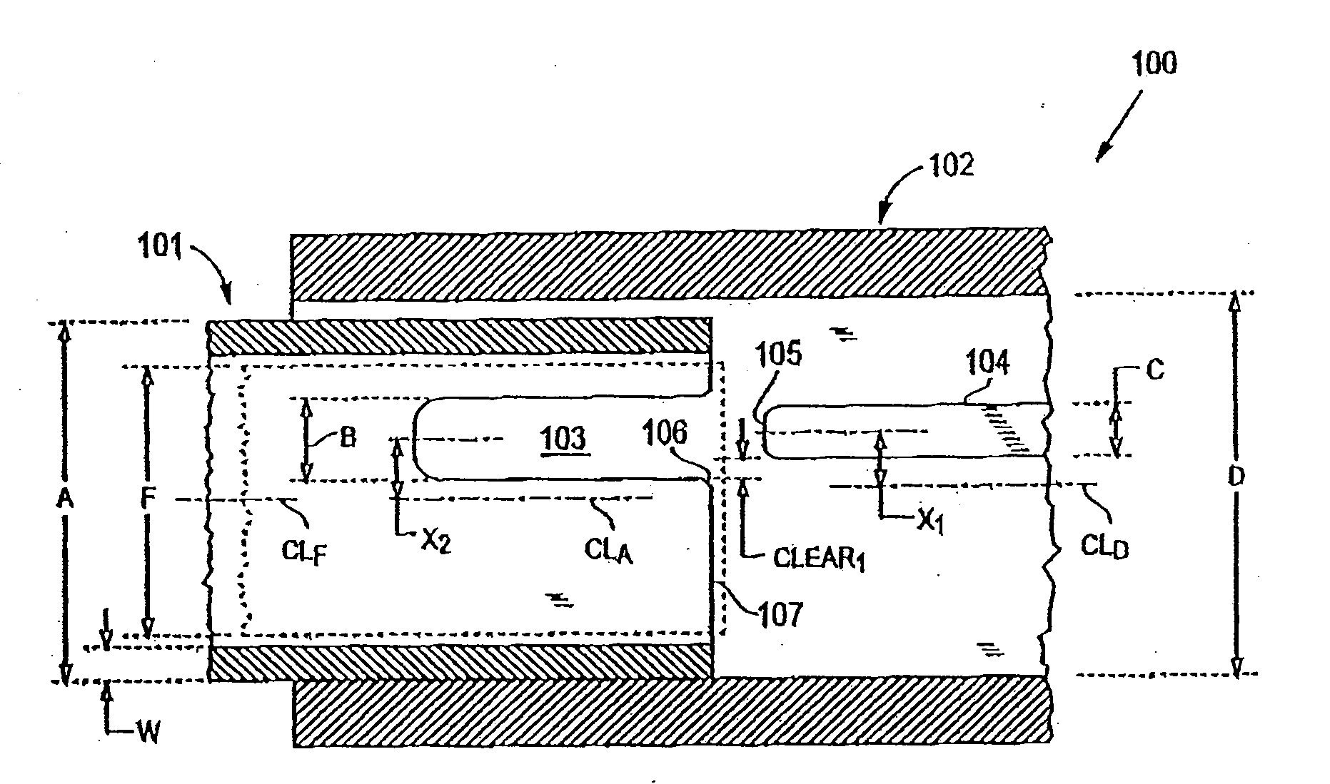 Connector and receptacle containing a physical security feature