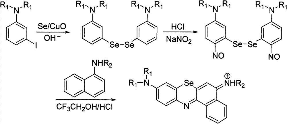 Method for preparing benzo-phenoselenazine photosensitizer