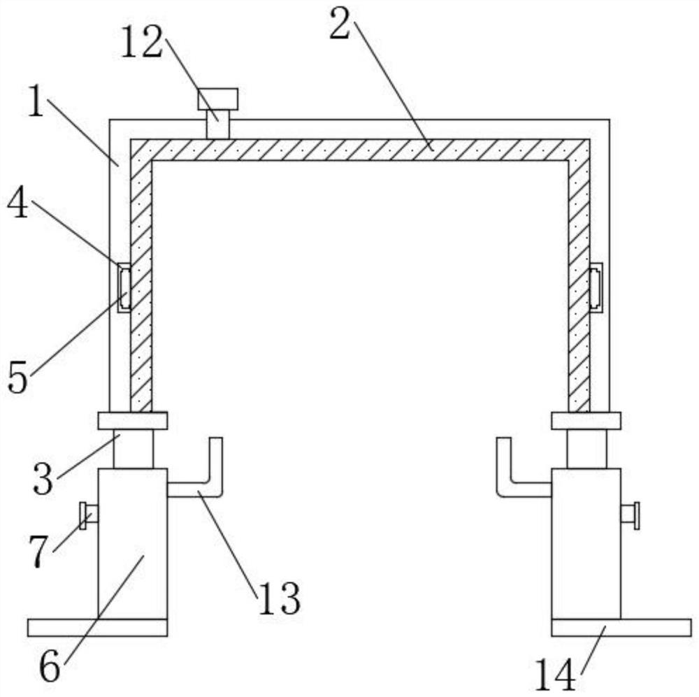 Motor test bench protection device