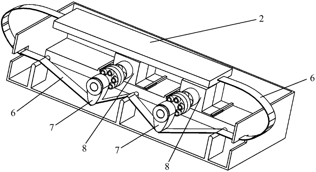 Cam-driven bandage-type external chest compression device